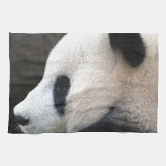 Panda Bear Hugs Geschirrtuch (Horizontal)