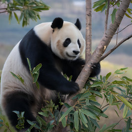 Panda Bear in einem Baum