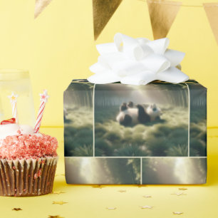 Panda Bear in Sunshine Geschenkpapier