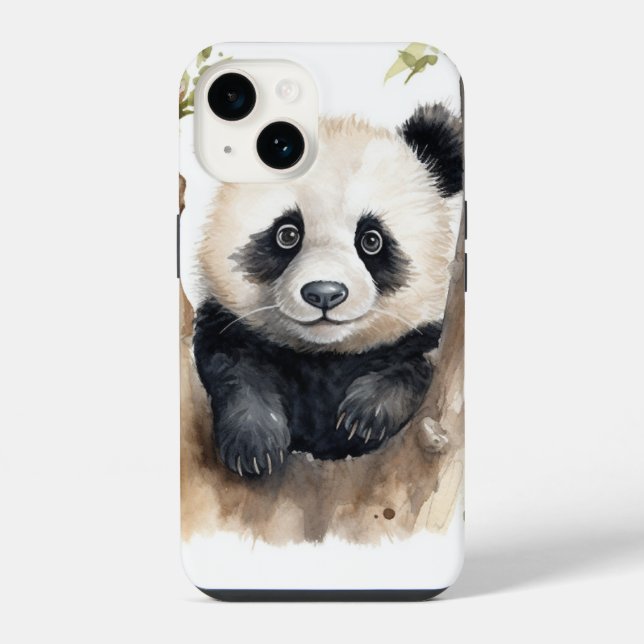 Panda Bear iPhone 14 Hülle (Rückseite)