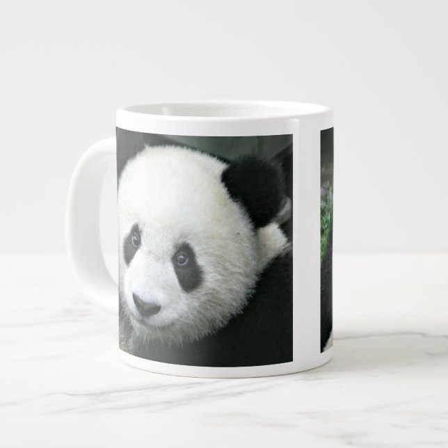 Panda Bear Jumbo-Tasse (Vorderseite Links)