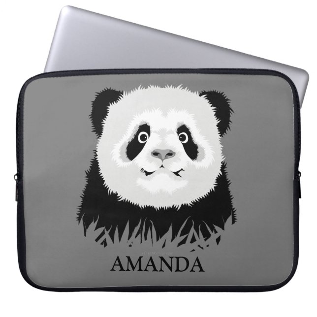 Panda Bear Laptopschutzhülle (Vorderseite)