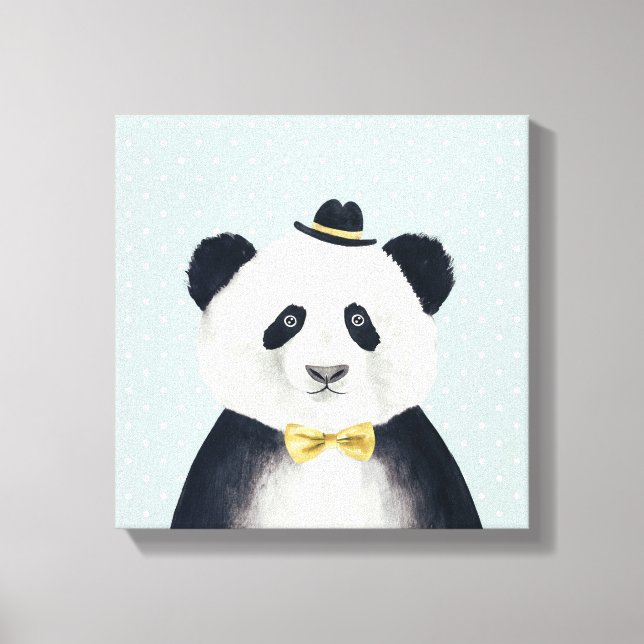 Panda Bear Leinwanddruck (Vorderseite)
