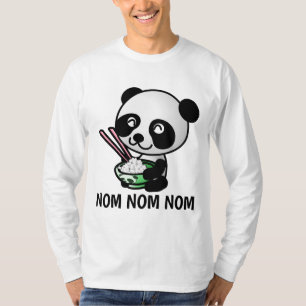 PANDA BEAR MANGER AVEC CHOPSTICKS T-Shirts