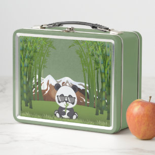Panda Bear Metall Brotdose