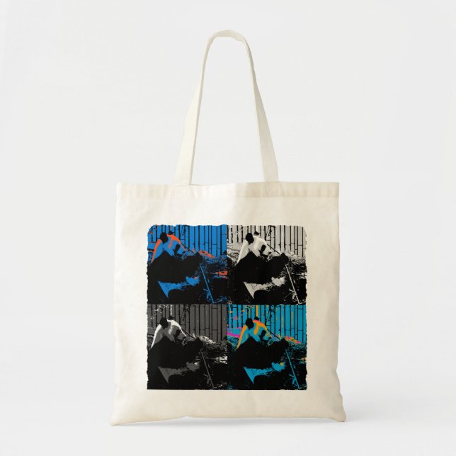Panda Bear Multipanel Modernes Design Tragetasche (Vorne)