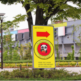 Panda Bear Noodles Chinesisches Restaurant individ Banner