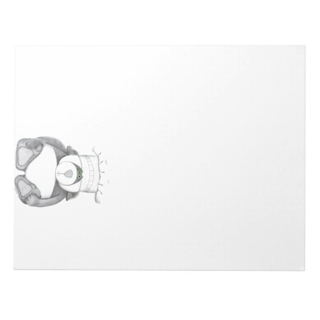 Panda Bear Note Pad Notizblock (Vorderseite)