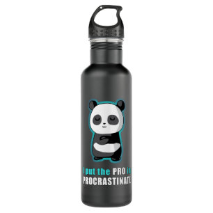 Panda Bear Pandas Cute Animal Paw Funny Gift Idea Edelstahlflasche