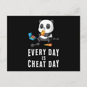 Panda Bear Pandas Cute Animal Paw Funny Gift Idea Postkarte