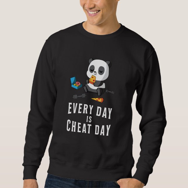 Panda Bear Pandas Cute Animal Paw Funny Gift Idea Sweatshirt (Vorderseite)
