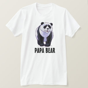 Panda Bear, Papa Bear T-shirt Homme clair