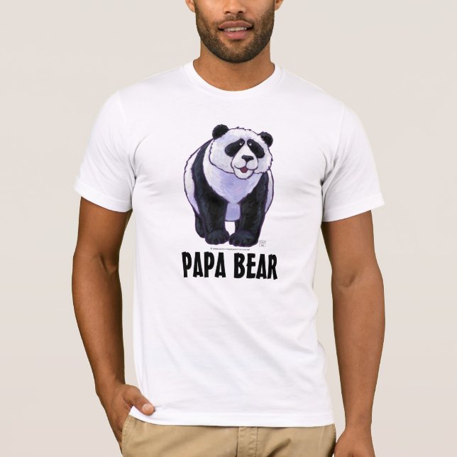 Panda Bear, Papa Bear T-shirt Homme clair (Devant)