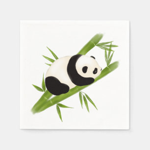 Panda Bear Paper Napkin Serviette