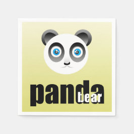Panda Bear Paper Napkins Serviette