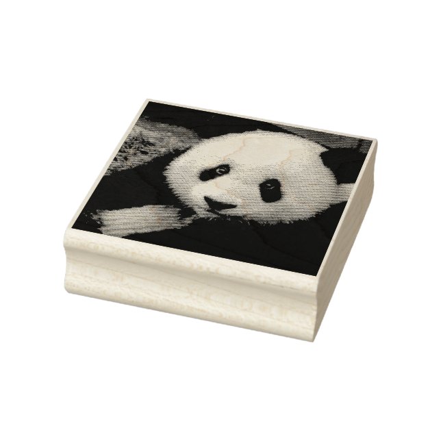 PANDA BEAR PHOTORAPHE TAMPON DE CAOUTCHOUC (Tampon)