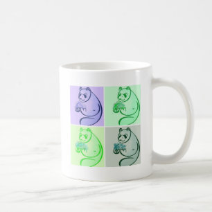 Panda Bear Pop Art Kaffeetasse