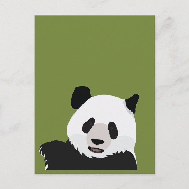Panda Bear Postkarte (Vorderseite)