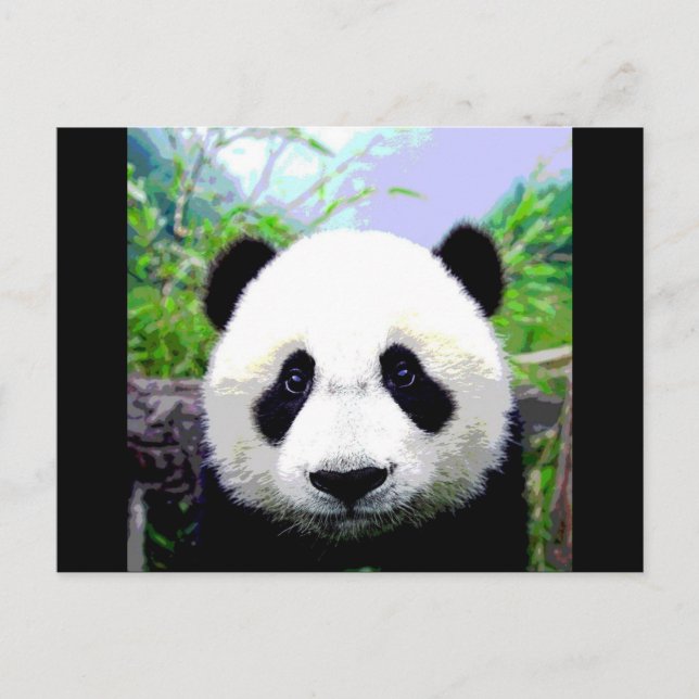 Panda Bear Postkarte (Vorderseite)
