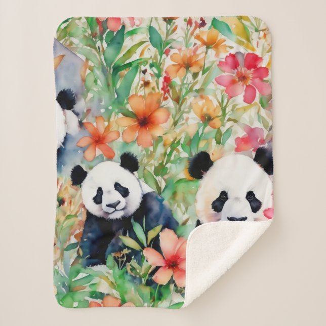 Panda Bear Sherpadecke (Vorderseite)