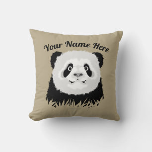 Panda Bear Throw Kissen
