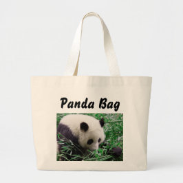 Panda Bear Tote bag Jumbo Stoffbeutel