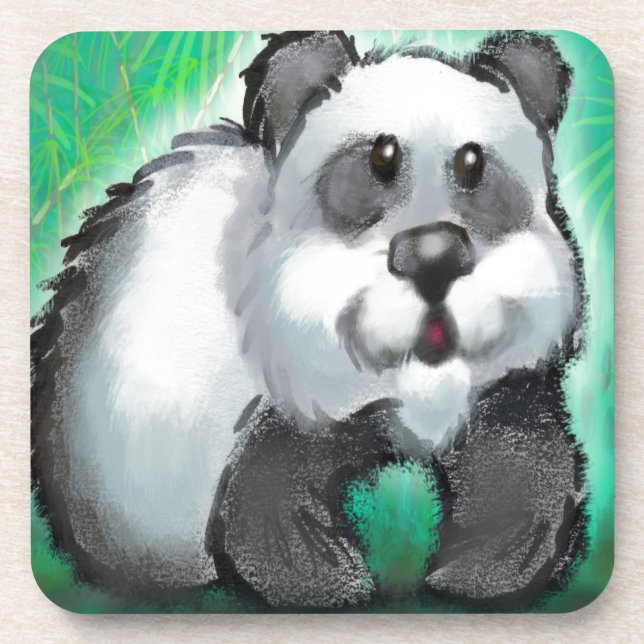 Panda Bear Untersetzer (Vorderseite)