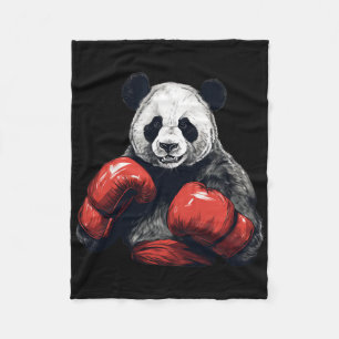 Panda Bear Wear Boxhandschuhe - Funny Boxing Fleecedecke