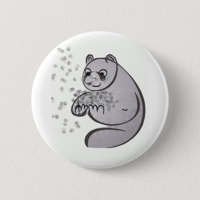 Panda Bears Button (Vorderseite)