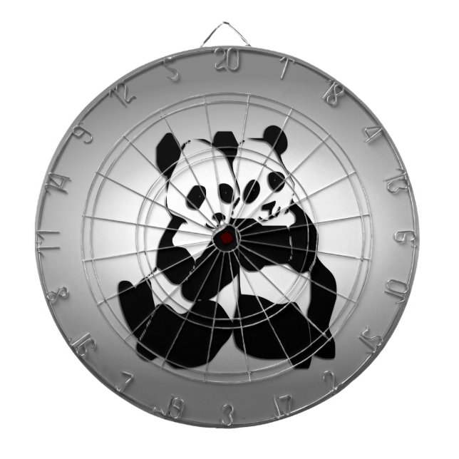 Panda Bears Dartscheibe (vorne)