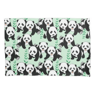Panda Bears Design Kissenbezug