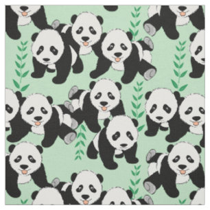 Panda Bears Graphic Stoff