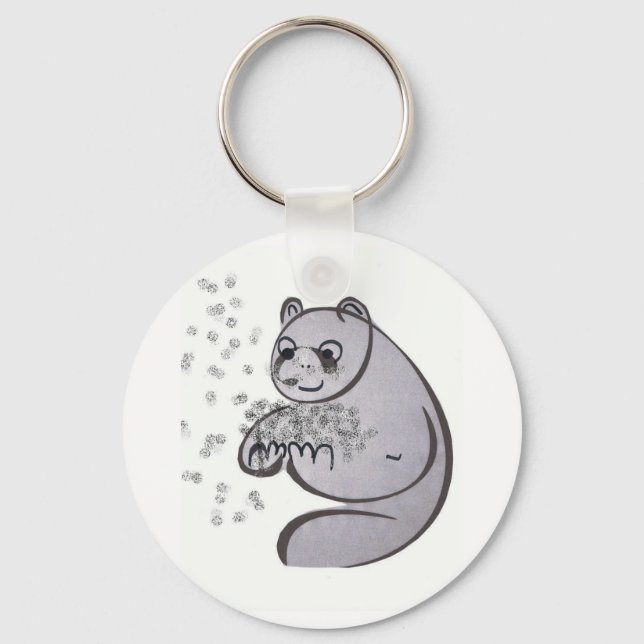 Panda Bears Schlüsselanhänger (Vorderseite)