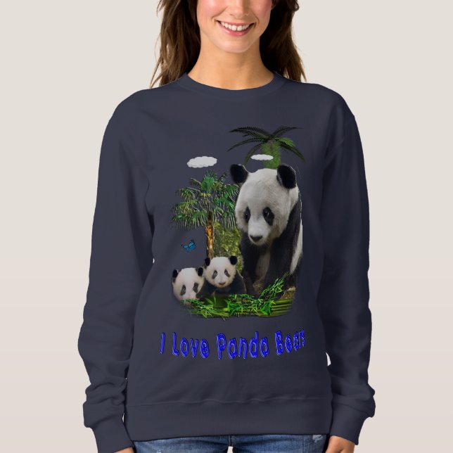 Panda Bears Sweatshirt (Vorderseite)