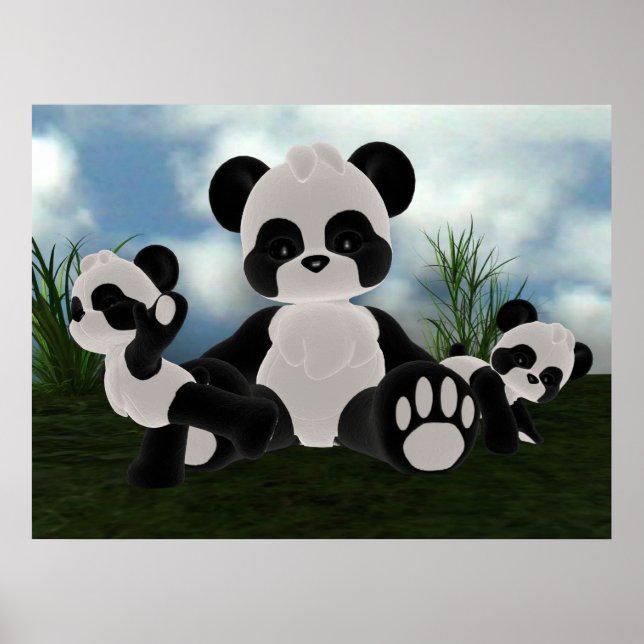 Panda Bearz Sunny Day Poster (Vorne)