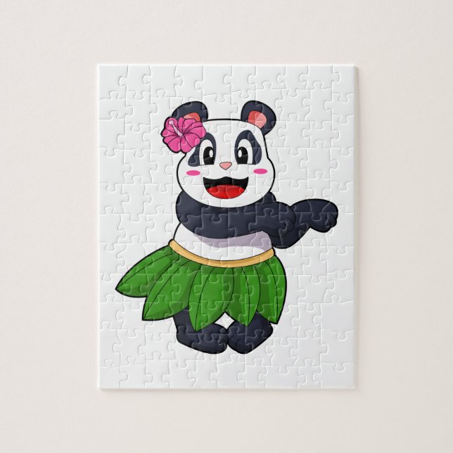 Panda beim Balletttanz (Vertikal)