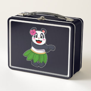 Panda beim Balletttanz Metall Brotdose