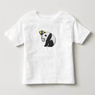 Panda beim Handball Sports Kleinkind T-shirt