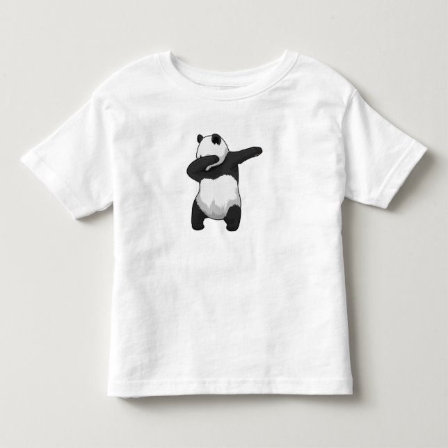 Panda beim Hip Hop Dance Dab Kleinkind T-shirt (Vorderseite)