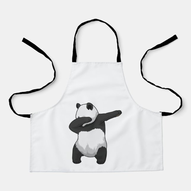 Panda beim Hip Hop Dance Dab Schürze (Vorderseite)