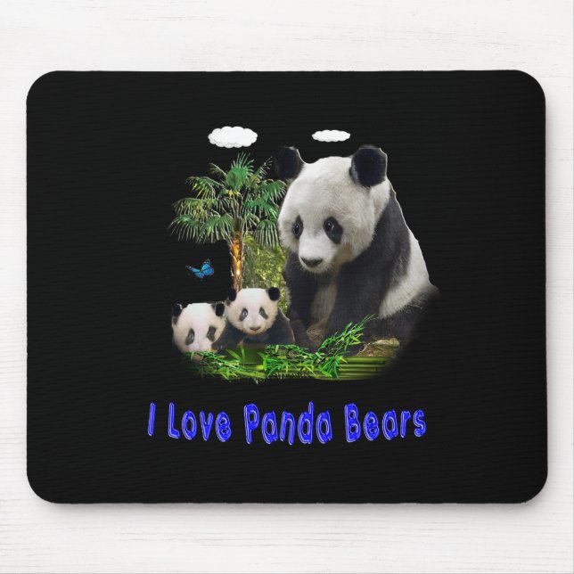 Panda-Beras Mousepad (Vorne)