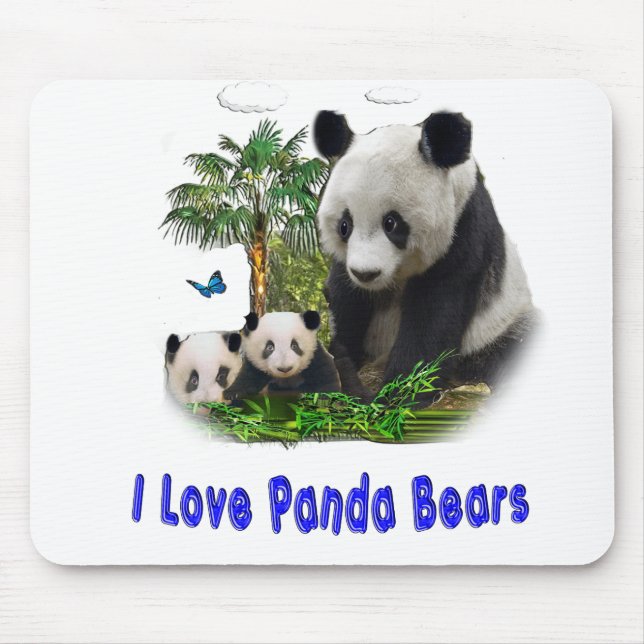 Panda-Beras Mousepad (Vorne)