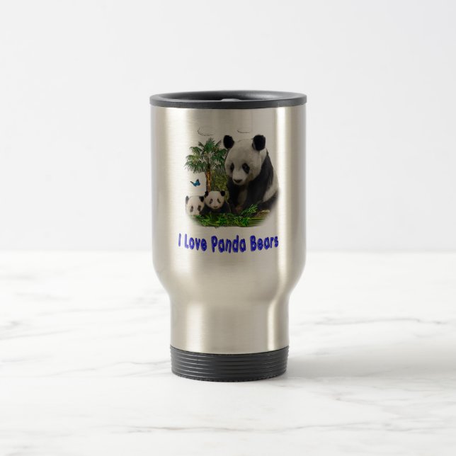 Panda-Beras Reisebecher (Mittel)
