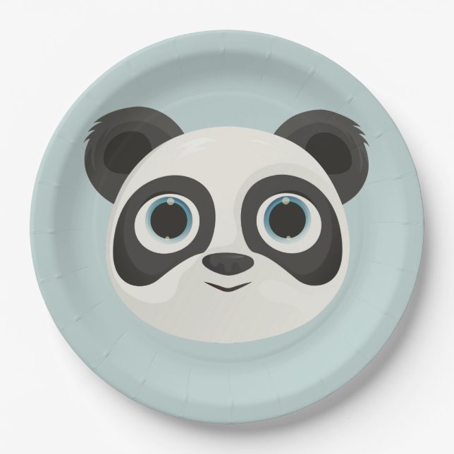 Panda Birthday Kids Room Wall Art Paper Teller (Vorderseite)