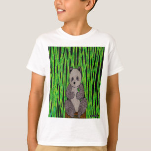 Panda (blanc) - T-Shirt Basique pour Garçon