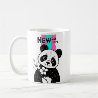 Panda-Blume Kaffeetasse