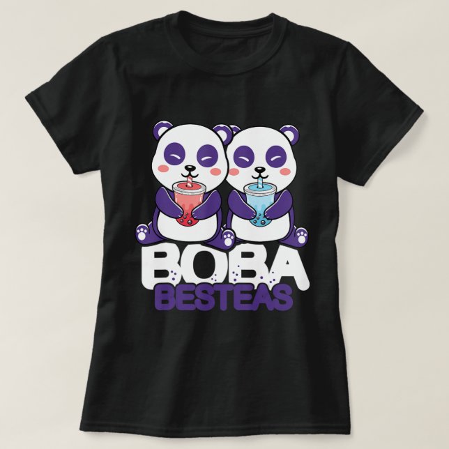 Panda Boba Bubble Tee Anime Kawaii Neko Girls (Design vorne)