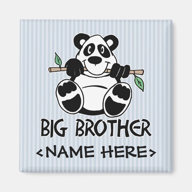 Panda Boy Big Brother Magnet (Vorne)