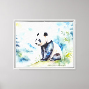 Panda bringt viel Glück Leinwanddruck