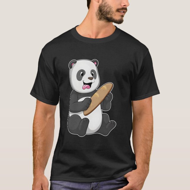 Panda-Brot T-Shirt (Vorderseite)